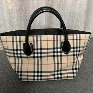 Burberry London Blue Label Nova Check Small Tote